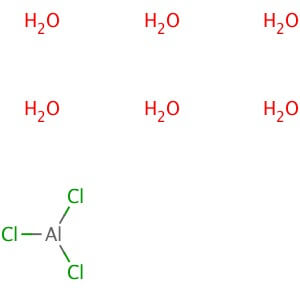 Chlorure d&#39;aluminium hexahydraté (AlCl3•6H2O)-cristallin