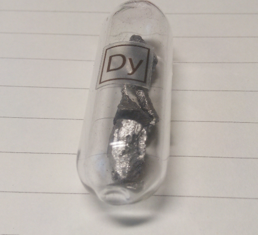 Dysprosium Metal (DY) -Pelles